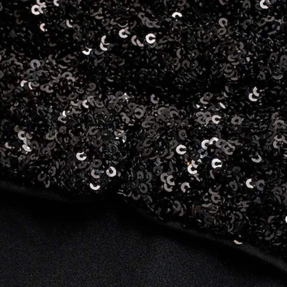 Express Sequin Halter Cowl Neck Wide Leg Jumpsuit, size S, NEW - Picture 5 of 9